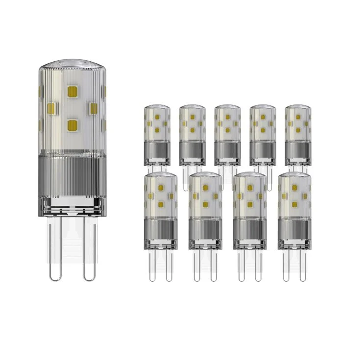 Multipack 10x Noxion Bolt LED Capsule G9 3.8W 470lm - 827 Luz muy Cálida | Reemplazo 40W