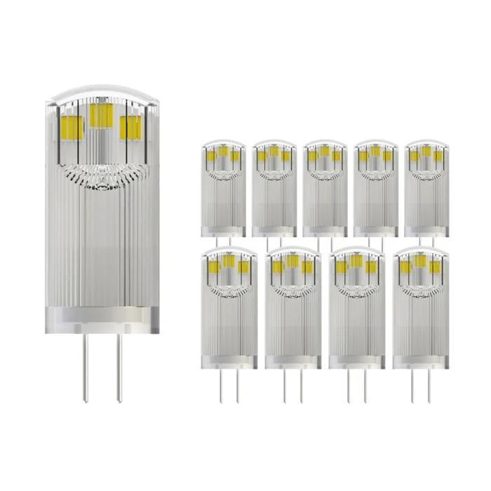 Multipack 10x Noxion Bolt LED Capsule G4 1.8W 200lm - 827 Luz muy Cálida | Reemplazo 20W