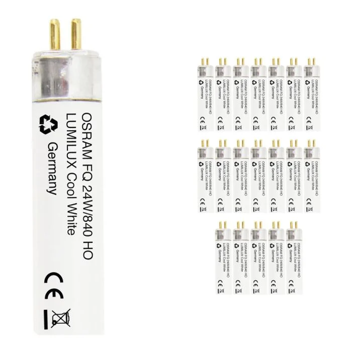 Multipack 20x Osram Lumilux T5 FQ HO 24W - 840 Blanco Frio | 55cm