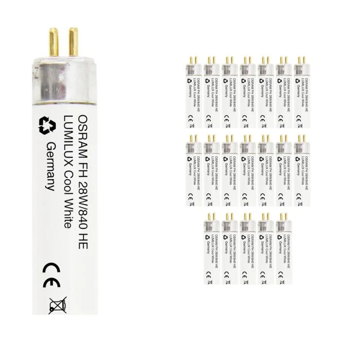 Multipack 20x Osram Lumilux T5 FH HE 28W - 840 Blanco Frio | 115cm