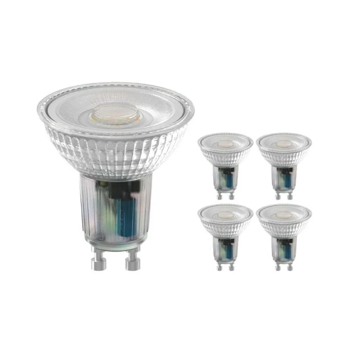 Multipack 5x Calex Smart Tuya Wifi Foco LED GU10 PAR16 5W 345lm 90D - 822-840 Ajustable Blanco | Regulable