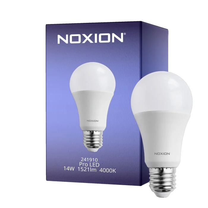 Noxion Pro LED E27 Pera Mate 14W 1521lm - 840 Blanco Frio | Reemplazo 100W