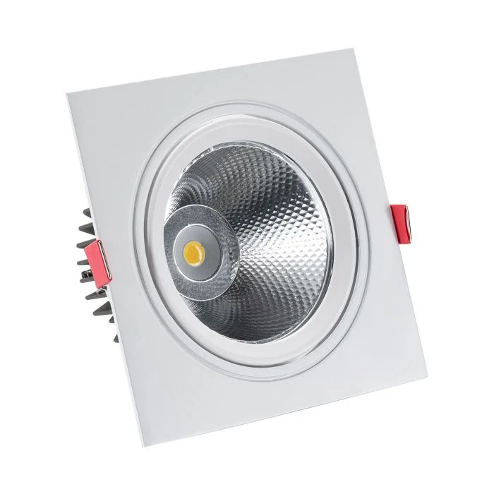 Foco LEDlight Cuadrado New Madison 15W - 830 Luz Cálida | Recorte 115mm - UGR <19