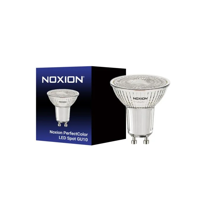 Noxion PerfectColor Foco LED GU10 PAR16 4W 345lm 36D - 940 Blanco Frio | Mejor reproducción de color - Regulable - Reemplazo 50W