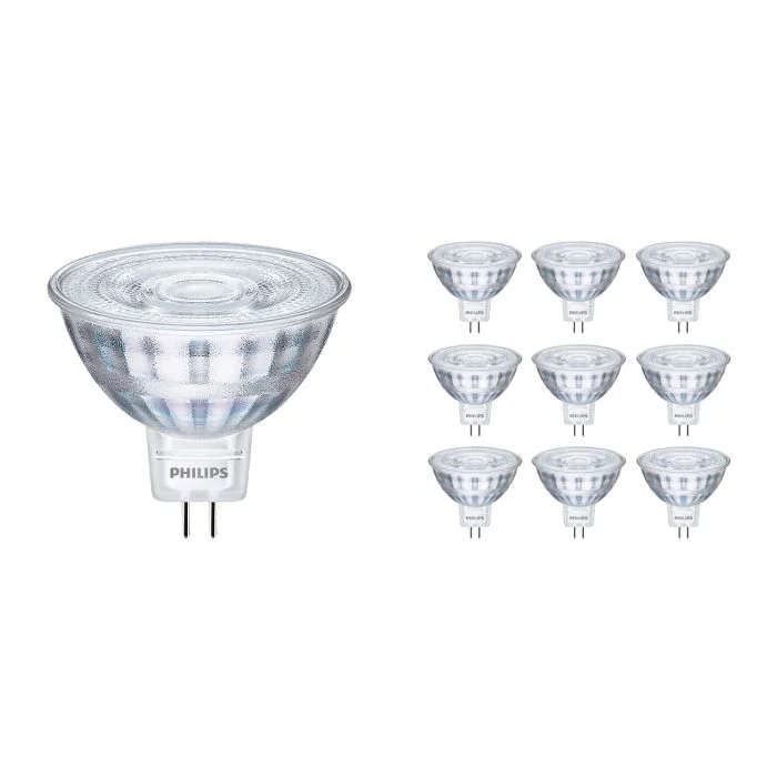 Multipack 10x Philips Corepro LED Foco GU5.3 MR16 2.9W 230lm 36D - 827 Luz muy Cálida | Reemplazo 20W