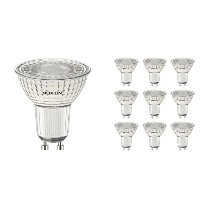 Multipack 10x Noxion PerfectColor Foco LED GU10 PAR16 2.6W 230lm 36D - 922-927 Dim To Warm | Mejor Reproducción De Color - Regulable - Reemplazo 35W
