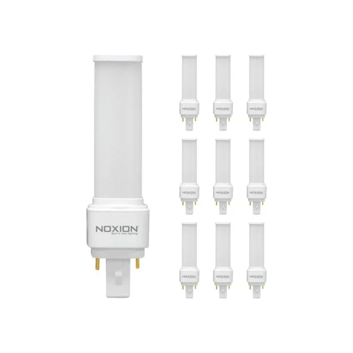 Multipack 10x Noxion Lucent PL-C LED 4.5W 500lm - 840 Blanco Frio | 2-Pines - Reemplazo 10W
