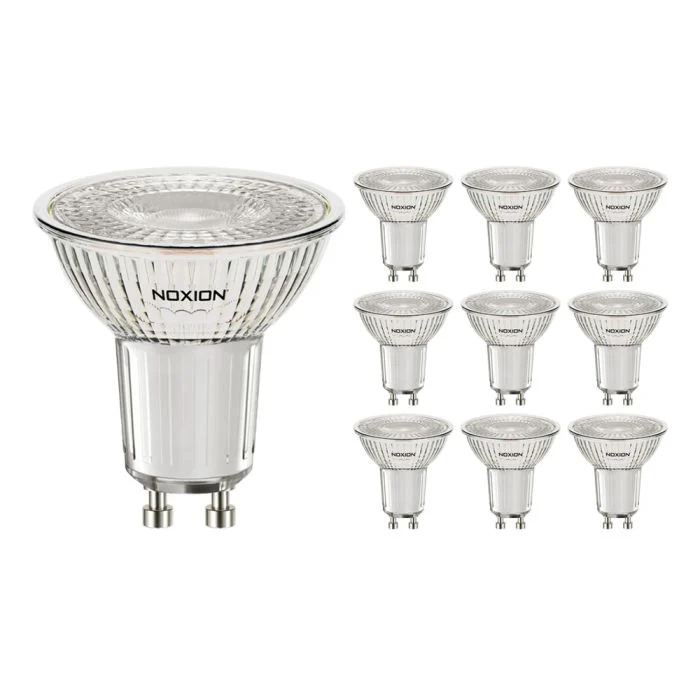 Multipack 10x Noxion Foco LED GU10 PAR16 4W 345lm 36D - 827 Luz muy Cálida | Regulable - Reemplazo 50W