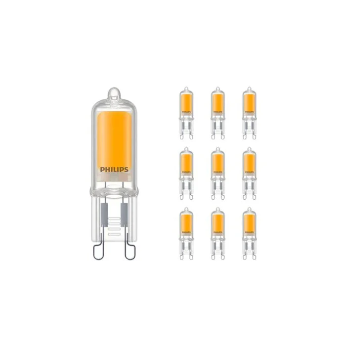 Multipack 10x Philips Corepro LED Capsule G9 2W 220lm - 827 Luz muy Cálida | Reemplazo 25W