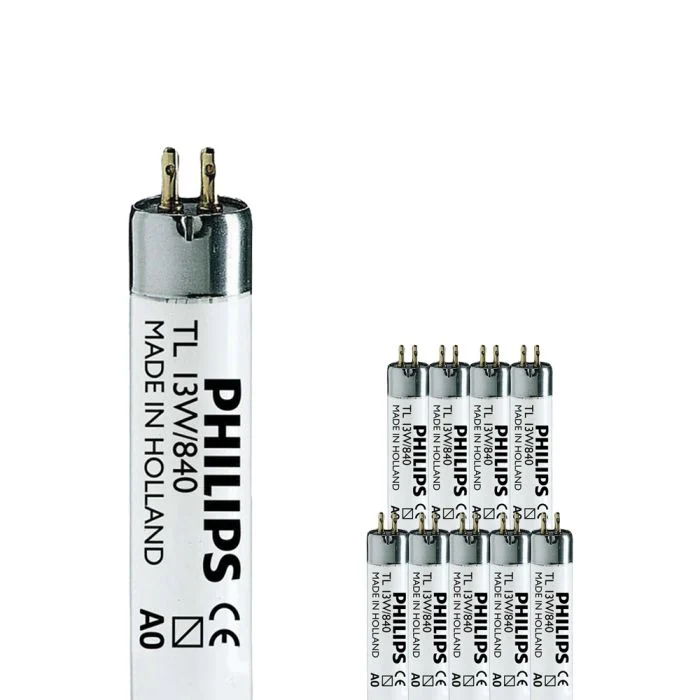 Multipack 10x Philips MASTER Super 80 T5 Short 13W - 840 Blanco Frio | 52cm