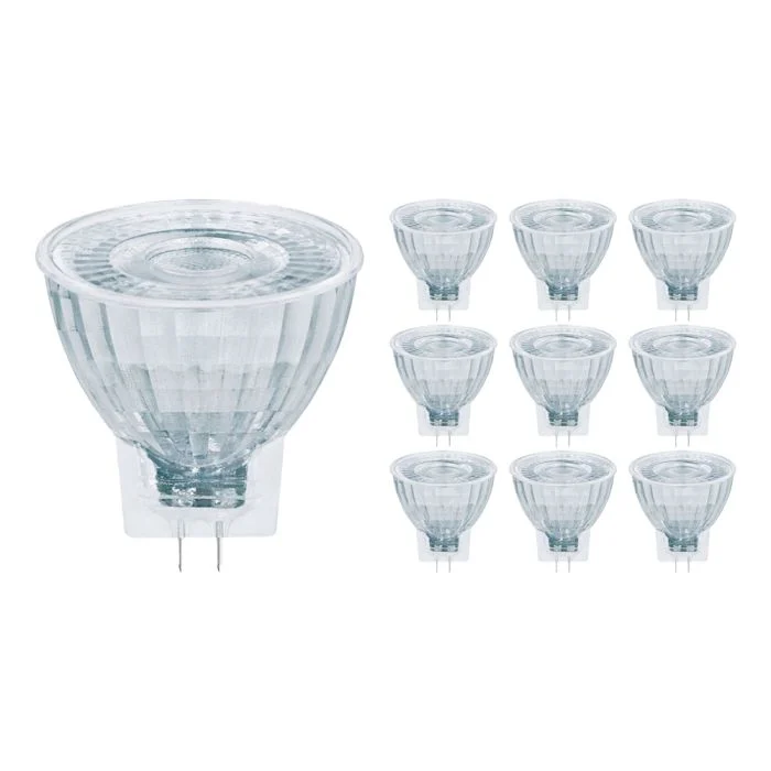 Multipack 10x Osram Parathom Foco LED GU4 MR11 4.2W 345lm 36D - 827 Luz muy Cálida | Reemplazo 35W