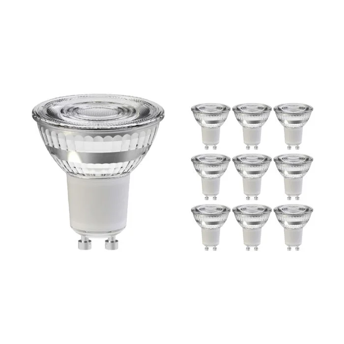Multipack 10x Noxion Lucent Foco LED GU10 PAR16 4.8W 450lm 36D - 840 Blanco Frio | Reemplazo 65W