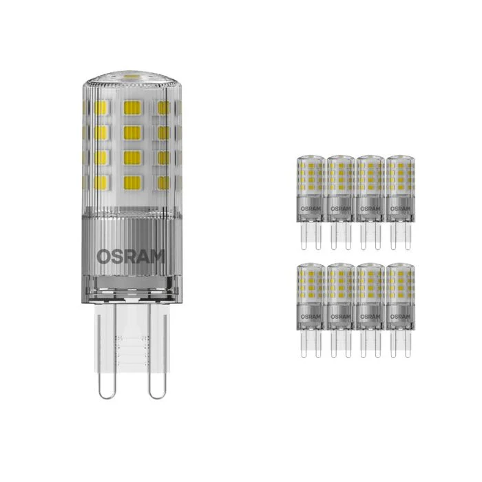 Multipack 10x Ledvance Performance LED Capsule G9 Clara 4W 470lm - 827 Luz muy Cálida | Regulable - Reemplazo 40W