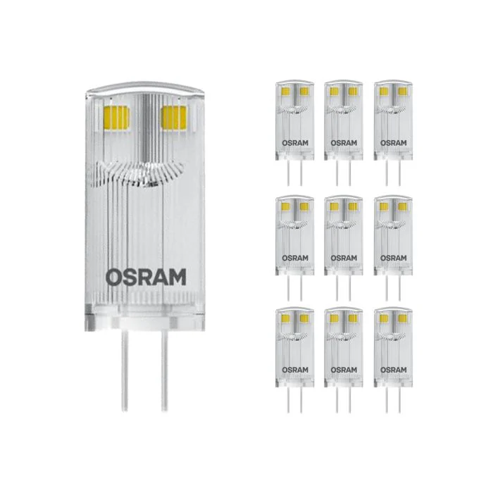 Multipack 10x Osram Parathom LED Pin G4 0.9W 100lm - 827 Luz muy Cálida | Reemplazo 10W