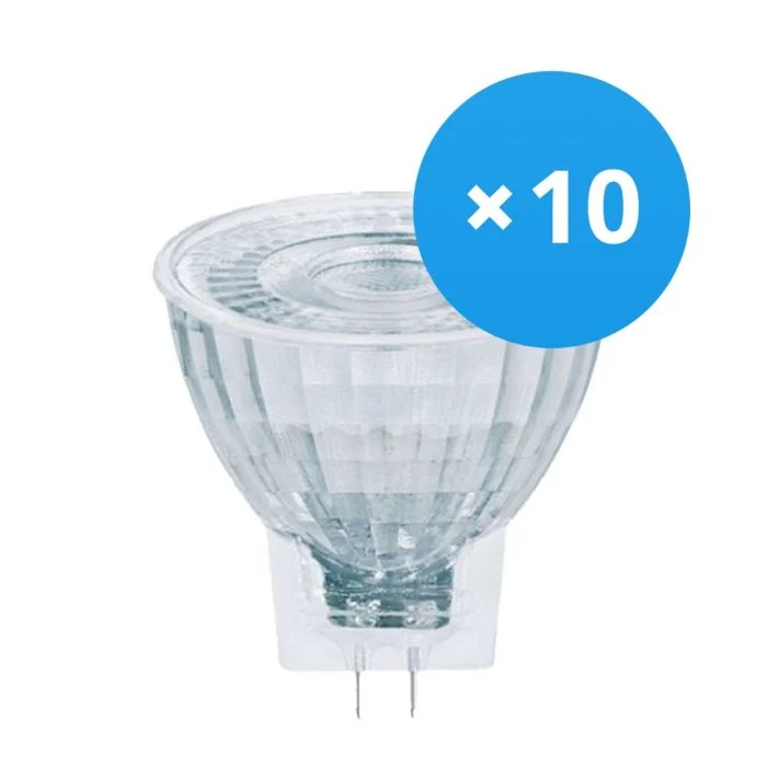 Multipack 10x Ledvance Performance Foco LED Reflector GU4 MR11 2.5W 184lm 36D - 827 Luz muy Cálida | Reemplazo 20W