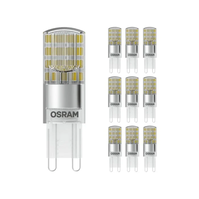 Multipack 10x Ledvance Performance LED Capsule G9 Clara 2.6W 320lm - 827 Luz muy Cálida | Reemplazo 30W