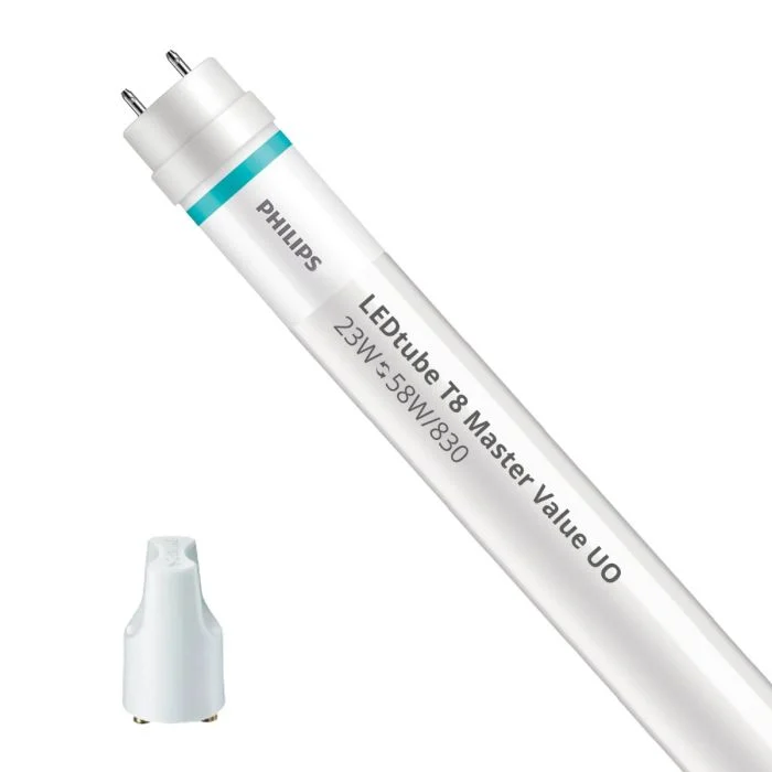 Philips Tubo LED T8 MASTER Value (EM/Mains) Ultra Output 23W 3400lm - 830 Luz Cálida | 150cm - Reemplazo 58W