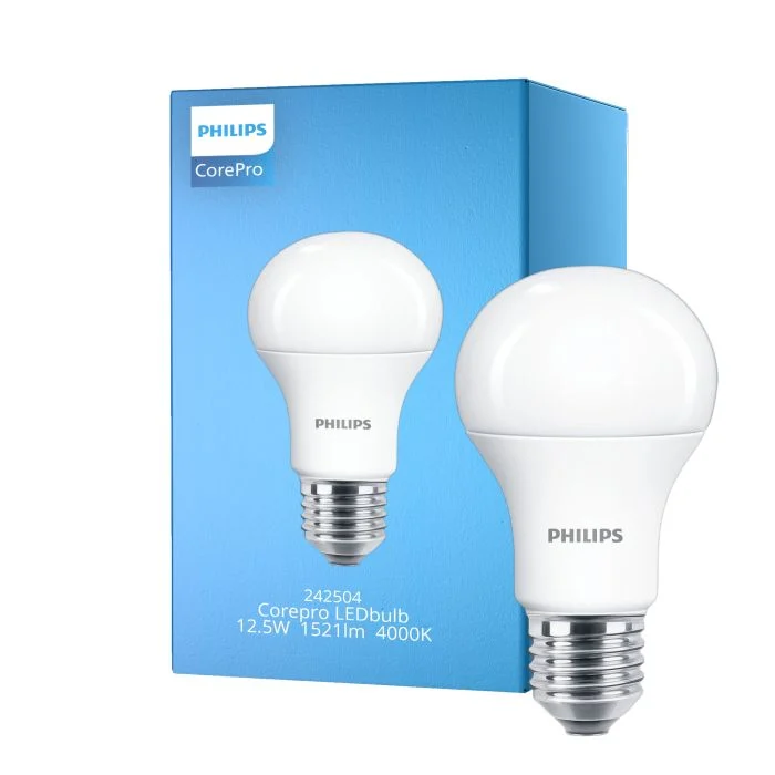 Philips Corepro LED Bulbo E27 Pera Mate 12.5W 1521lm - 940 Blanco Frio | Mejor reproducción de color - Reemplazo 100W