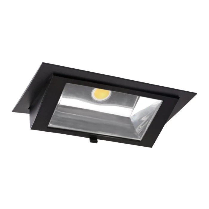 Downlight LED Wallwasher Wally Maxi 46W 4000K 6400lm Negro | Blanco Frio