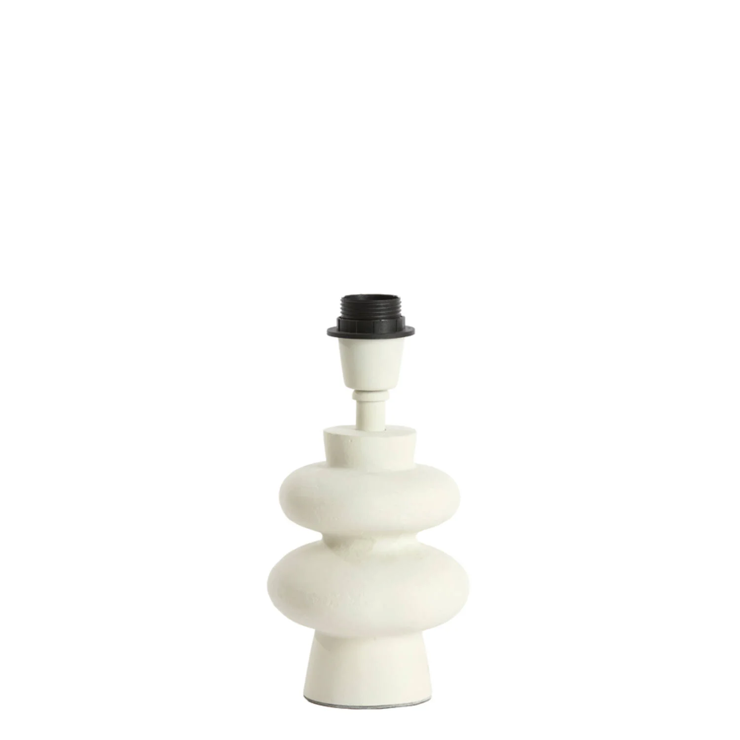 Base de lámpara moderna cerámica blanca Light & Living Olona