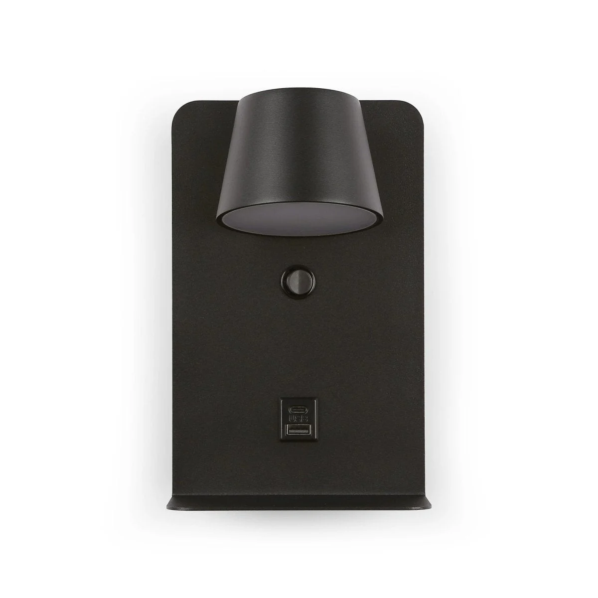 Aplique de pared para lectura "BASKOP" - Puerto USB + USB-C - 6W