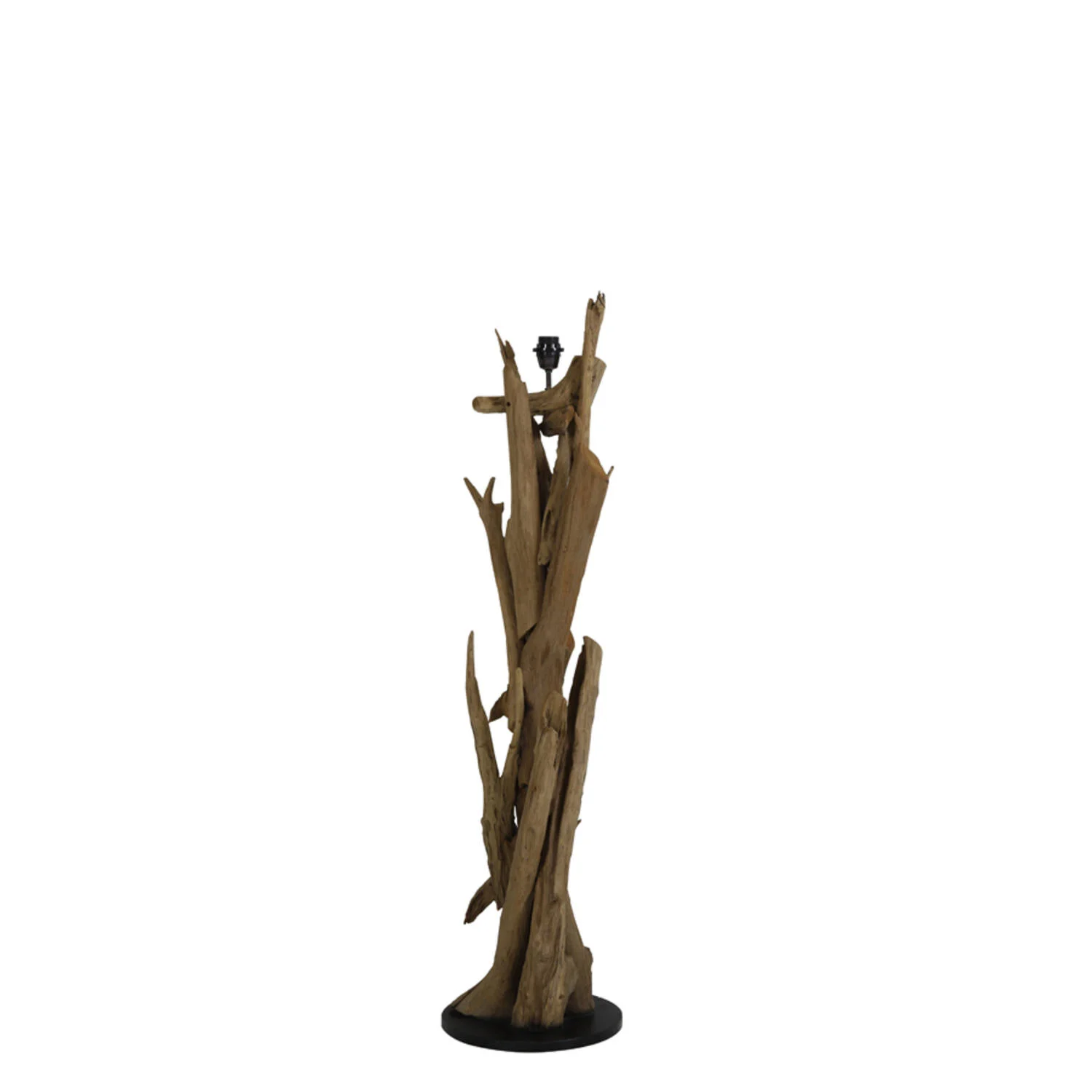 Base de lámpara de madera rústica Light & Living Vidin
