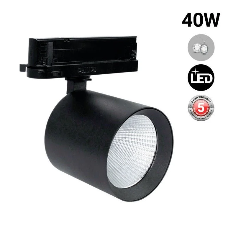 Proyector LED para carril trifásico - 40W - Joyerías - Driver Philips Xitanium