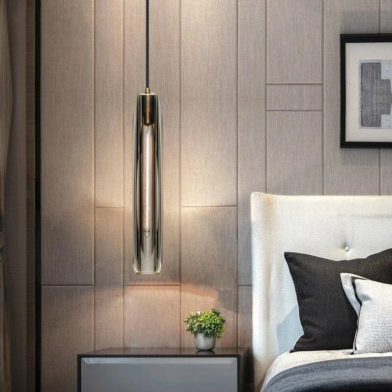 Arisha Moderna Minimalista Tubo Vidrio/Metal Lámpara Colgante