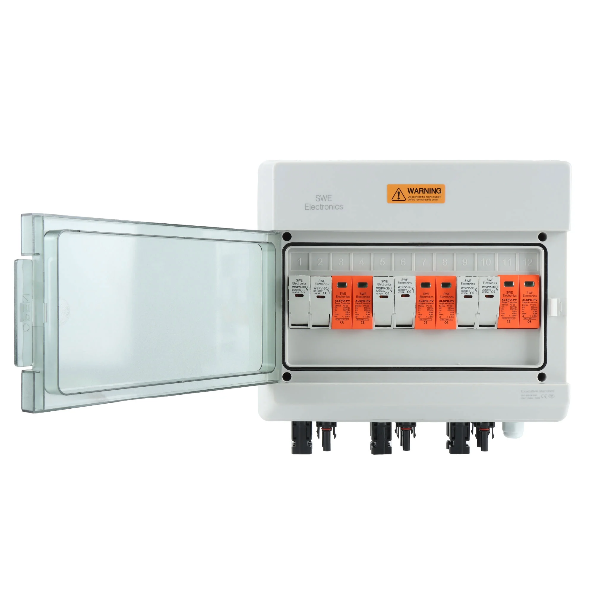Cuadro de Protección Fv – 500Vdc 3 In 3 Out 500V