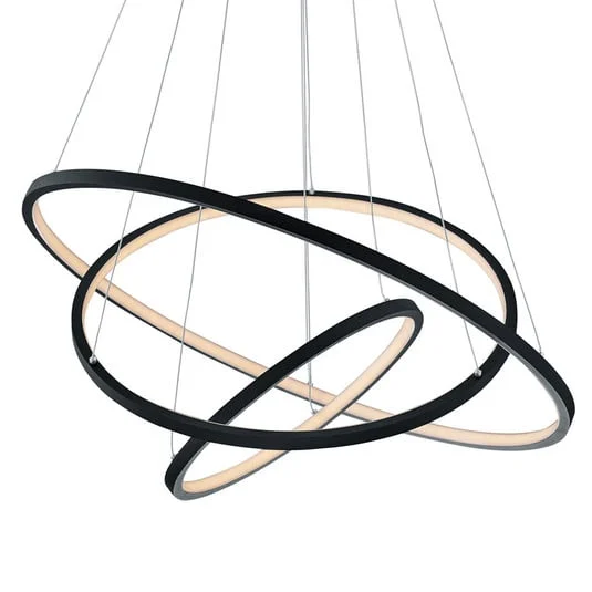 Trio WiZ Aaron smart colgante LED, antracita