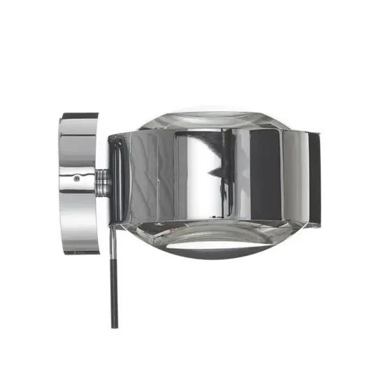 Aplique de pared Puk Maxx Wall+, níquel mate G9