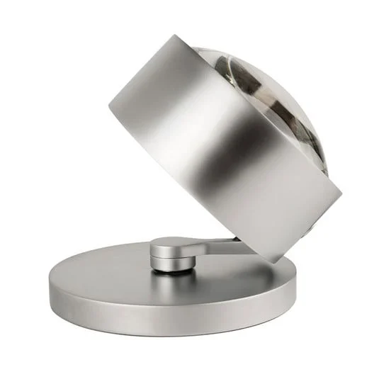 Foco de mesa Puk Maxx Spot, cromado mate