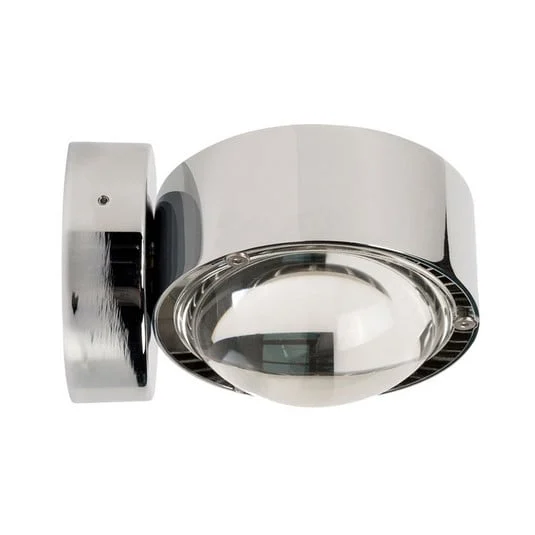 Aplique de exterior LED Puk Outdoor Wall, cromo