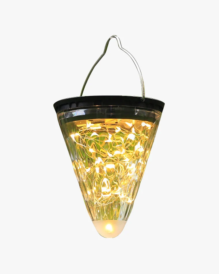 Linterna solar colgante WOMO color fresa-WM9040