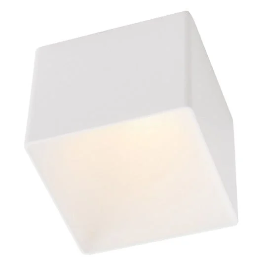 GF design Blocky lámpara empotrable IP54 blanco 3.000 K