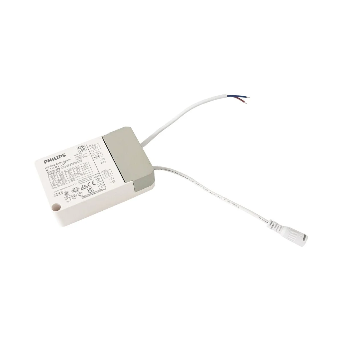 Driver Philips Xitanium - Regulación TRIAC - 42W - 230V - Salida 30-40V DC - 0.9/1.05A
