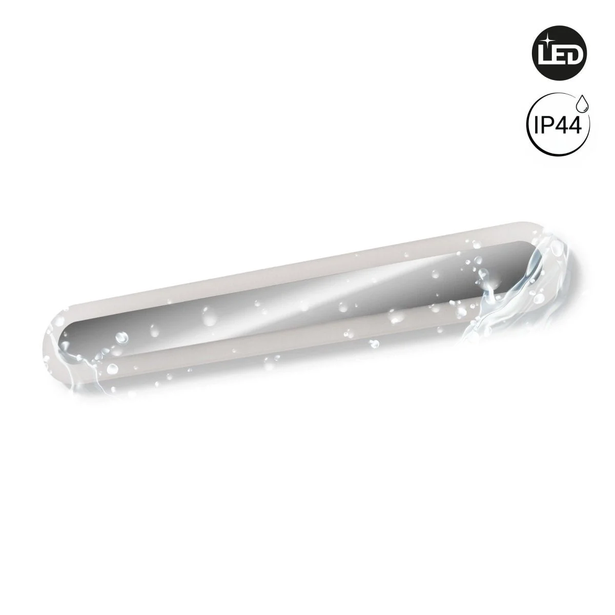 Aplique de pared para baño - 10W - 60 cm - 4000K