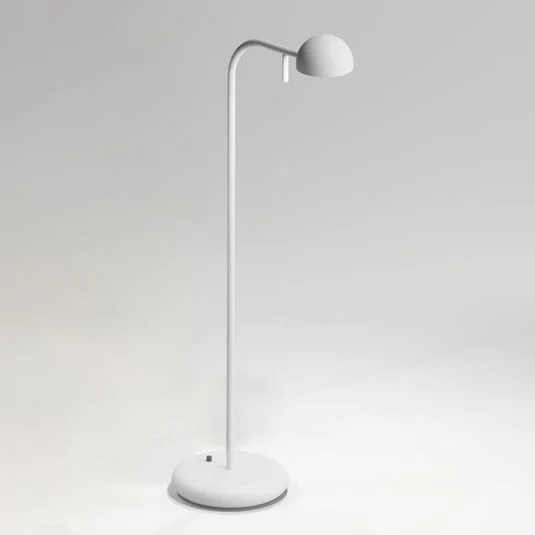 Lámpara de mesa LED Vibia Pin 1650, longitud 23 cm, blanca