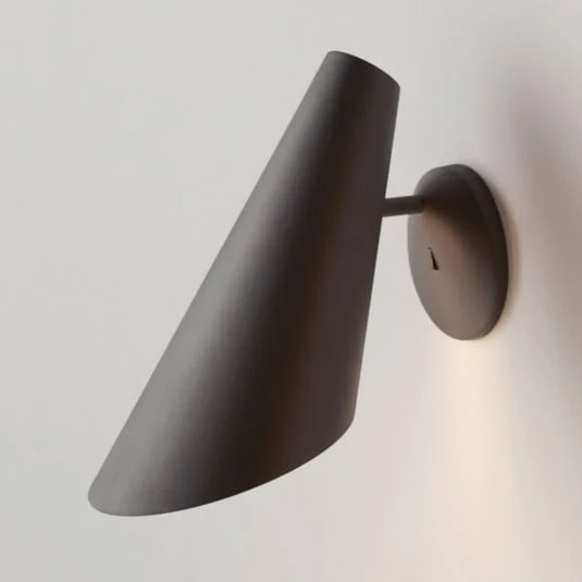 Aplique de pared Vibia I.Cono 0720, 28 cm, gris