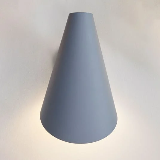 Aplique de pared Vibia I.Cono 0720, 28 cm, azul