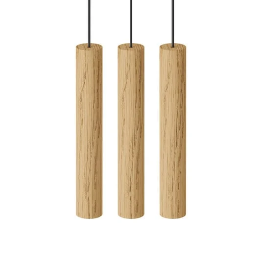 UMAGE Chimes Cluster 3 colgante roble claro