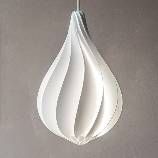UMAGE Alva Medium set de cordón colgante blanco, 42cm