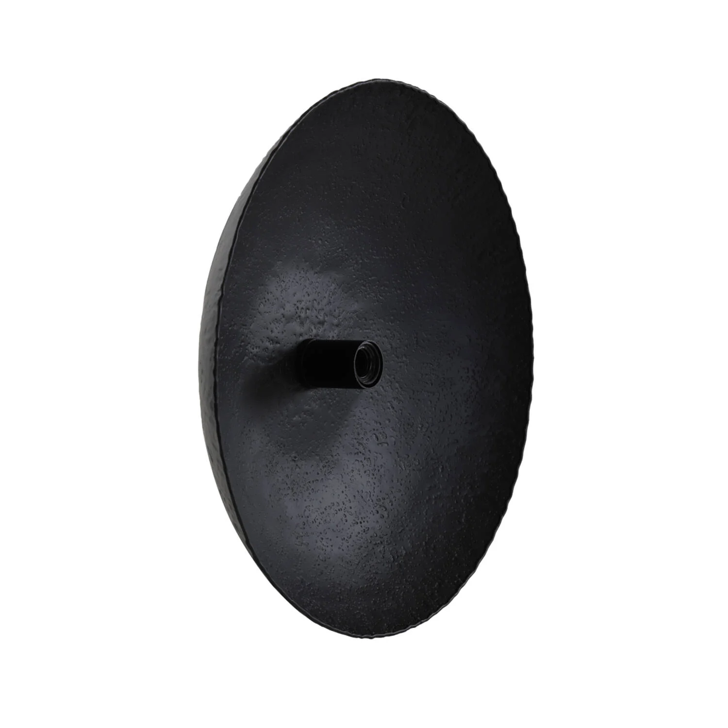 Pantalla negra con textura decorativa Light & Living Neva