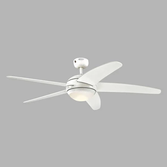 Ventilador de techo LED Bendan de Westinghouse, blanco, silencioso