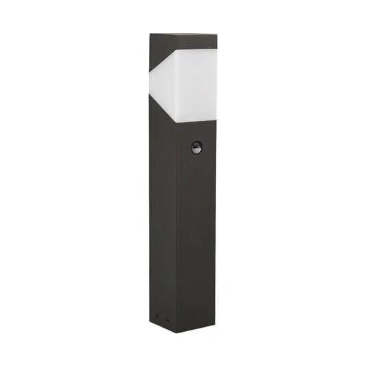 Lucande Baliza Kiran, 60 cm, sensor, gris, IP44, E27