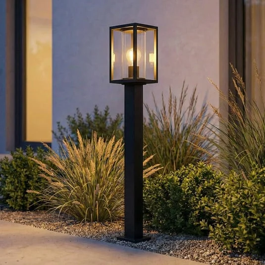Lucande Bolardo luminoso Ferda, 100 cm, antracita, IP44