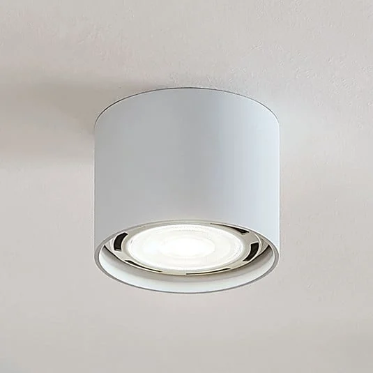 Arcchio downlight de techo Mabel, Ø 12 cm, blanco, metal, GU10