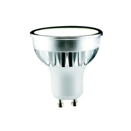 Bombilla LED Lindby, reflector, GU10, 5 W, transparente, 3000 K