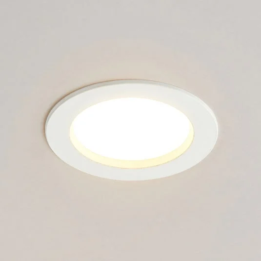 Arcchio Lámpara empotrable LED Milaine, Ø 10 cm, blanca, atenuable
