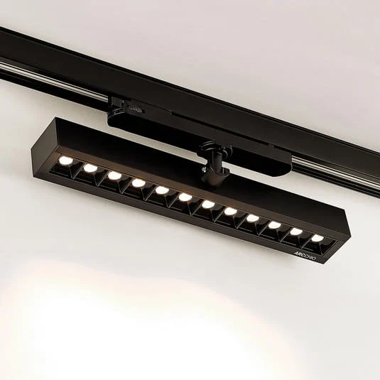 Arcchio Millay foco de riel LED negro 3000K